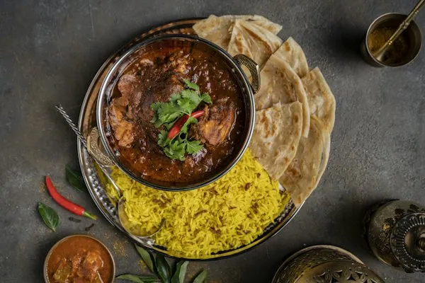 Ente Jalfrezi – mittelscharf